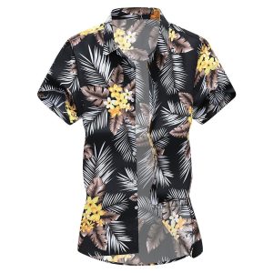 CHEMISE PALMIER NOIR DESIGN