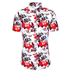 CHEMISE A FLEURS DE LAGON