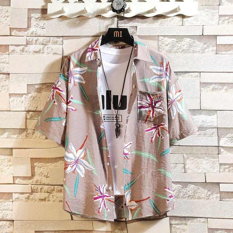 CHEMISE À FLEURS VANILLE CRÈME