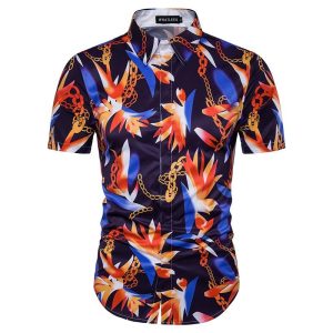 CHEMISE COLORÉE ÉCARLATE & AZURÉ