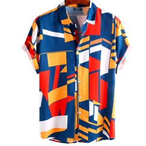 CHEMISE COLORÉE 80&rsquo;S DESIGN