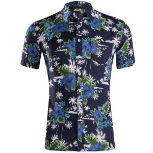 CHEMISE HAWAÏENNE DE SOIREE