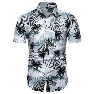 CHEMISE PALMIER NOIRE