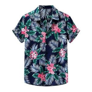 CHEMISE A FLEURS D&rsquo;ADENIUM