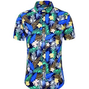 CHEMISE HAWAÏENNE RETRO COLORÉE